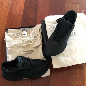 Viberg Sneaker Black Horsehide Size 8 (9 US)